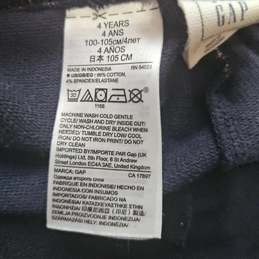 Gap Floral Blue Leggings